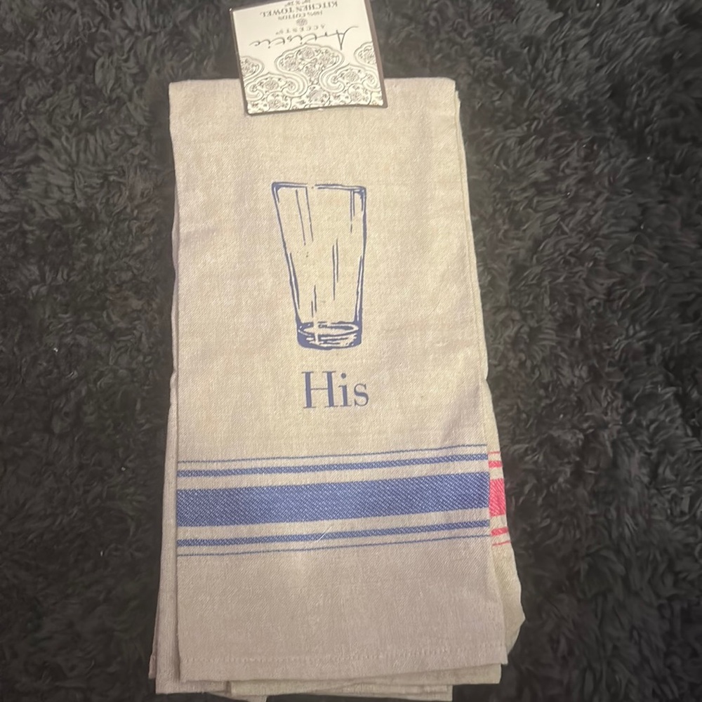 NWT His & Hers Kitchen Towels